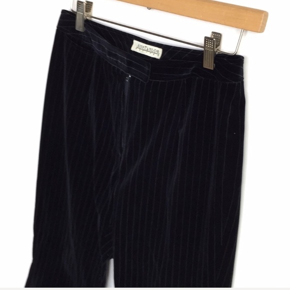 Pants - ANN TAYLOR Velvet Pinstripe Trouser Pants Vintage 6P